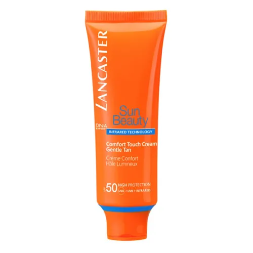 Сонцезахисний крем-комфорт для обличчя Lancaster Sun Beauty Comfort Touch Cream Gentle Tan SPF50, 50 мл.