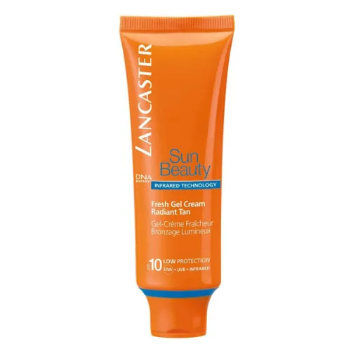 Освежающий солнцезащитный гель-крем для лица Lancaster Sun Beauty Fresh Gel Cream Radiant Tan SPF10, 50 мл.