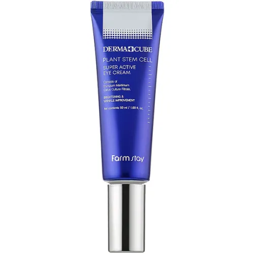Антивозрастной крем для области вокруг глаз FarmStay Derma Cube Plant Stem Cell Super Active Eye Cream со стволовыми