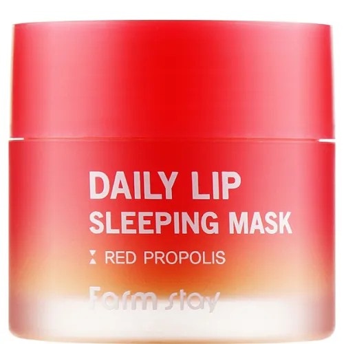 Нічна маска для губ FarmStay Daily Lip Sleeping Mask Red Propolis із червоним прополісом, 20 г.