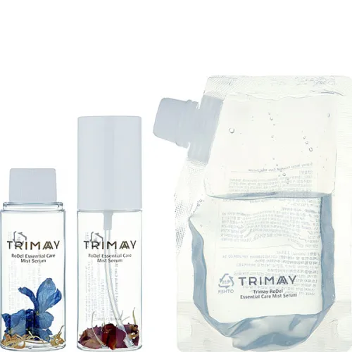 Набор мистов для лица Trimay Rodel Essential Care Mist Serum с лепестками цветов, 2 шт. х 50 мл.