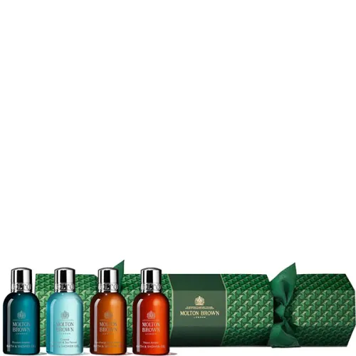 Подарочный набор гелей для душа Molton Brown Woody & Aromatic Christmas Cracker, 4 шт. х 50 мл.