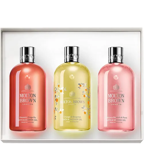Подарочный набор гелей для ванны и душа Molton Brown Floral & Citrus Bathing Gift Set, 3 шт. х 300 мл.