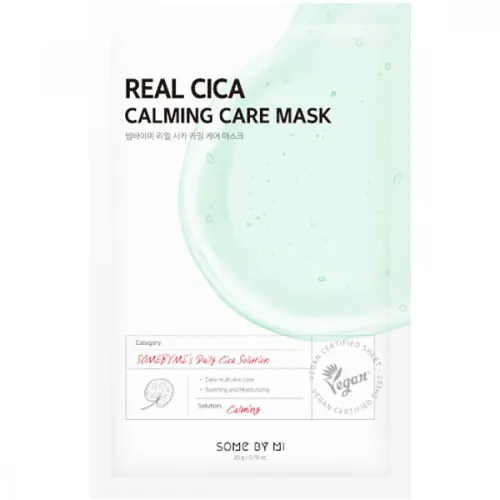 Тканинна маска для обличчя Some By Mi Real Cica Calming Care Mask з екстрактом мадекасосиду, 20 мл.