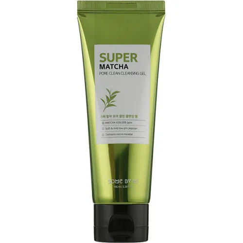 Гель для умывания Some By Mi Super Matcha Pore Clean Cleansing Gel с экстрактом чая матча, 100 мл.