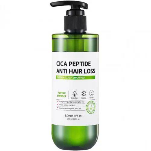 Шампунь від випадіння волосся Some By Mi Cica Peptide Anti Hair Loss Derma Scalp Shampoo з пептидами, 285 мл.