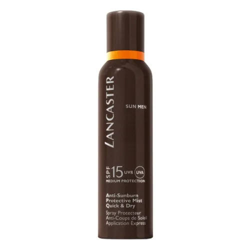 Сонцезахисний спрей для тіла Lancaster Sun Men Anti-Sunburn Protective Mist Quick & Dry SPF15, 125 мл.