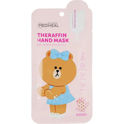 Парафиновая маска для рук MediHeal Line Friends Theraffin Hand Mask, 7 мл.