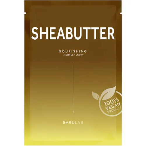 Поживна тканинна маска для обличчя Barulab The Clean Vegan Shea Butter Nourishing Mask з екстрактом олії ши, 23 г.