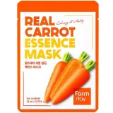 Тканинна маска для обличчя FarmStay Real Carrot Essence Mask з екстрактом моркви, 23 мл.