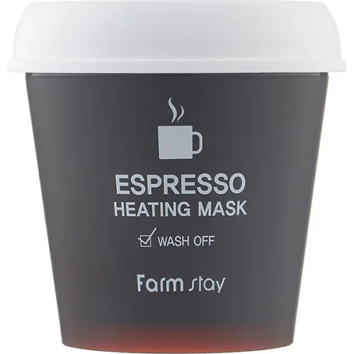 FarmStay Espresso Heating Mask -Зігріваюча маска для обличчя з екстрактом кави, 200 г.