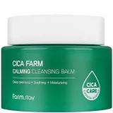 Очищаючий бальзам для обличчя FarmStay Cica Farm Calming Cleansing Balm з екстрактом центелли, 95 мл.