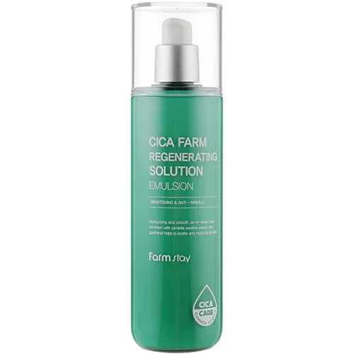 Емульсія для обличчя FarmStay Cica Farm Regenerating Solution Emulsion з екстрактом центелли, 200 мл.