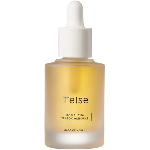 Веганская сыворотка для лица T’else Kombucha Teatox Ampoule с экстрактом чайного гриба, 30 мл.