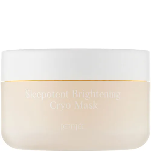 Ночная крио-маска для лица Petitfee Sleepotent Brightening Cryo Mask с экстрактом витамина С и ниацинамидом, 55 мл.