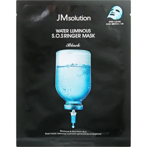 Зволожувальна тканинна маска для обличчя JMsolution Water Luminous SOS Ringer Mask з гіалуроновою кислотою, 35 мл.
