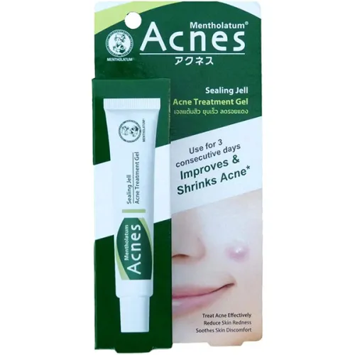 Точковий гель для проблемної шкіри обличчя Mentholatum Acnes Sealing Jell Anti Acne Treatment Gel, 18 г.