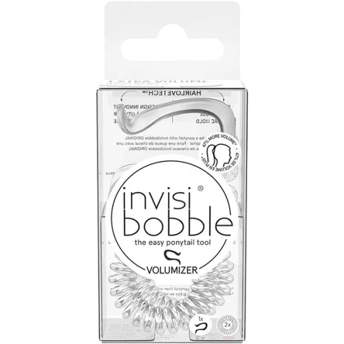 Набір для створення об’ємних пучків Invisibobble Volumizer Crystal Clear