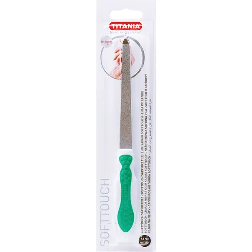 Двухсторонняя сапфировая пилочка для ногтей Titania 1440 Softtouch Nail File