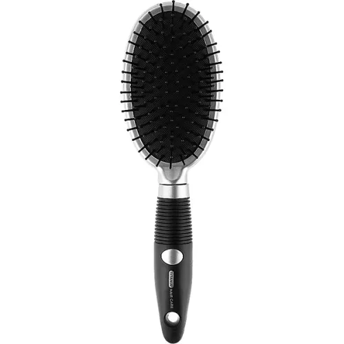 Масажна щітка для волосся Titania 1762 Hairbrush з гумовою ручкою