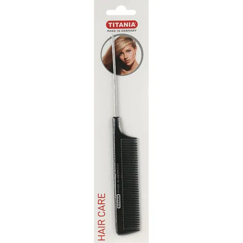 Гребінець для волосся Titania 1806/2 Hairbrush з металевою ручкою