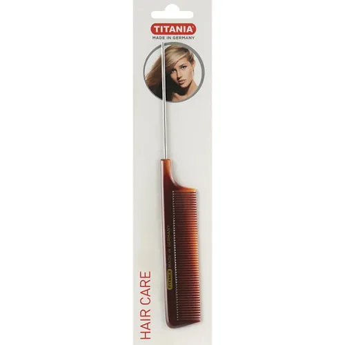 Гребінець для волосся Titania 1806/8 Hairbrush з металевою ручкою