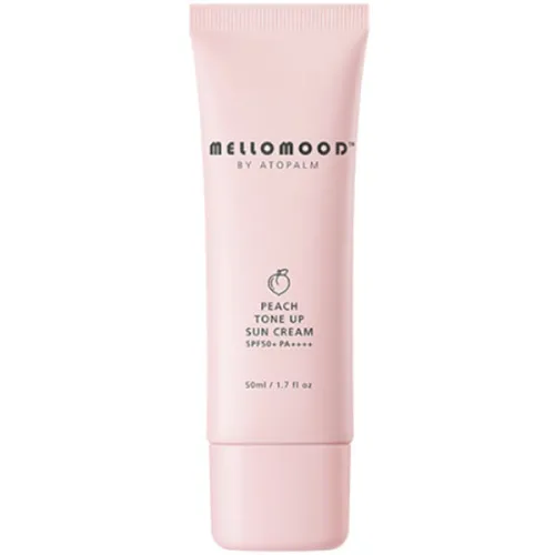 Солнцезащитный крем для жирной кожи лица Atopalm Mellomood Peach Tone Up Sun Cream SPF50+ PA++++, 50 мл.