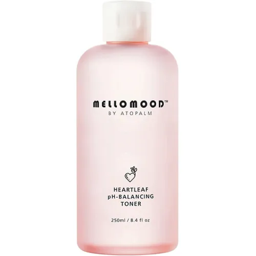Увлажняющий слабокислотный тонер для лица Atopalm Mellomood Heartleaf pH Balancing Toner, 250 мл.