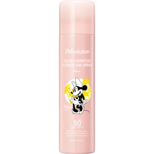 Солнцезащитный увлажняющий спрей для лица JMsolution Glow Luminous Rose Flower Sun Spray SPF50+ PA++++, 180 мл.