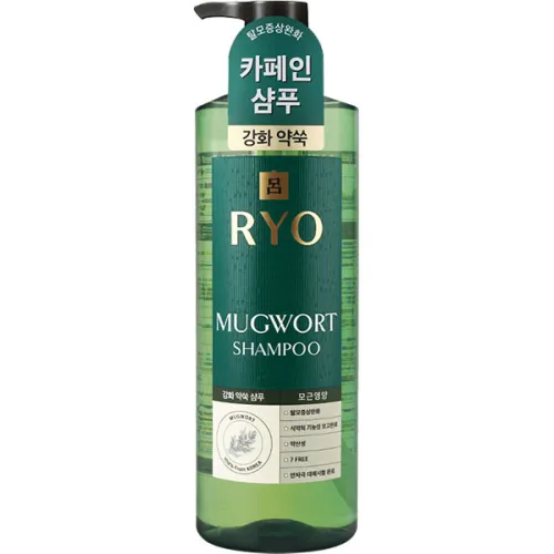 Шампунь проти випадіння волосся Ryo Anti Hair Loss Care Mugwort Shampoo з екстрактом полину, 800 мл.