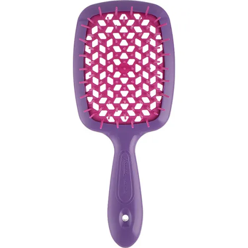 Щітка для волосся «фіолетова Janeke Superbrush The Original Purple & Pink з рожевим»