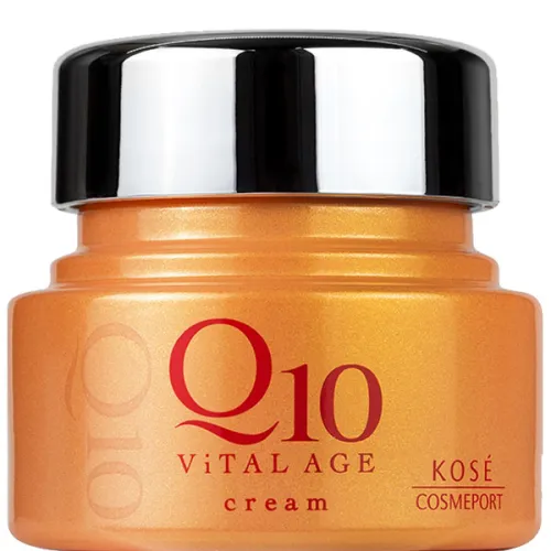 Дневной увлажняющий антивозрастной крем для лица Kose Q10 Vital Age Cream с коэнзимом Q10, 40 г.