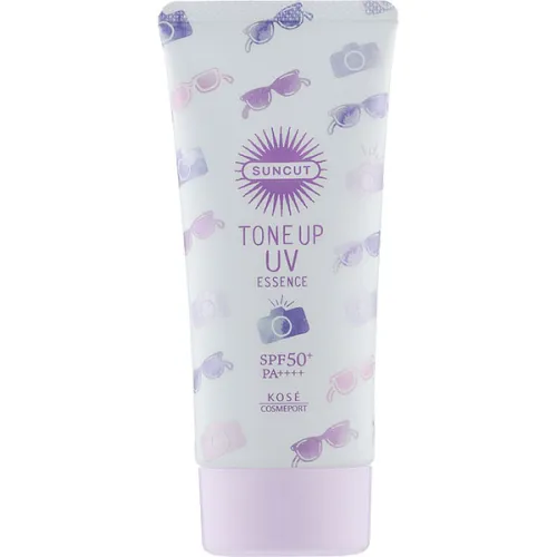 Сонцезахисний крем для обличчя, що вирівнює тон Kose Cosmeport Suncut Tone Up UV SPF50+ PA++++, 80 г.
