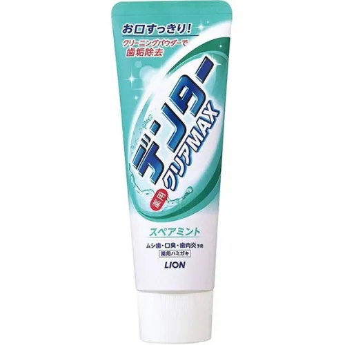 Освежающая зубная паста «мята» LION Dental Clear MAX Spearmint, 140 г.