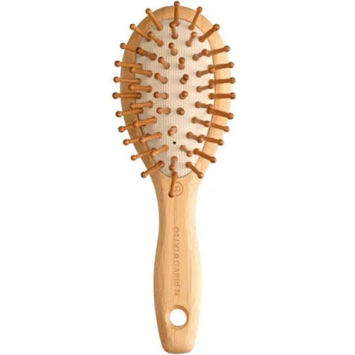 Бамбукова масажна щітка для волосся Olivia Garden Bamboo Touch Detangle Massage XS з бамбуковою щетиною