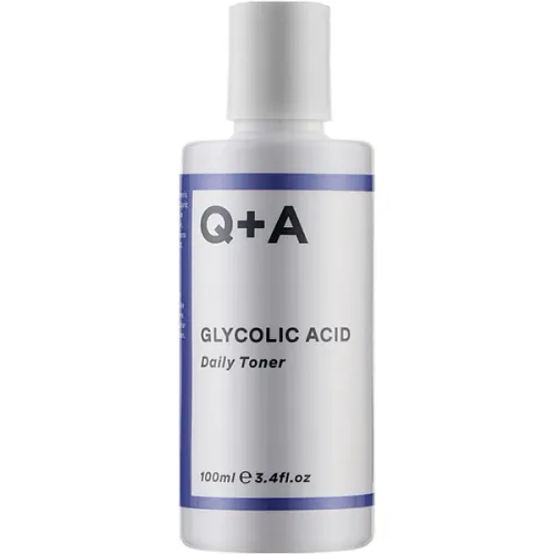 Тонер для обличчя Q+A Glycolic Acid Daily Toner з гліколевою кислотою, 100 мл.