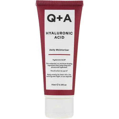 Увлажняющий крем для лица Q+A Hyaluronic Acid Daily Moisturiser с гиалуроновой кислотой, 75 мл.