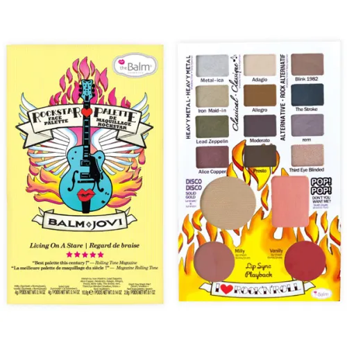 Палетка для макіяжу обличчя theBalm Palettes Balm Jovi Face Palette, 21.6 г.