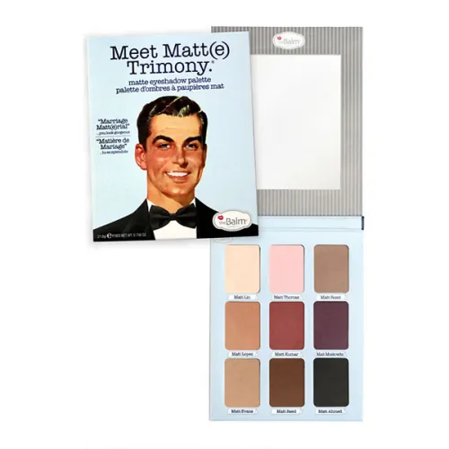 Палетка теней theBalm Palettes Meet Matte Trimony, 21.6 г.