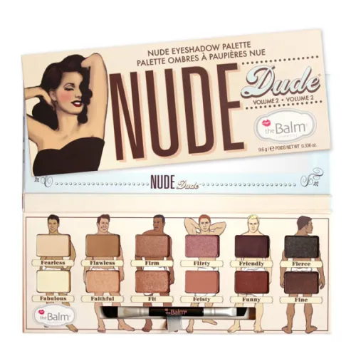 Палетка теней theBalm Palettes Nude’Dude Palette, 9.6 г.