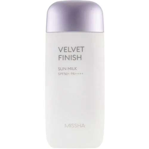 Сонцезахисне молочко для обличчя Missha Velvet Finish Sun Milk SPF50+ PA++++, 70 мл.
