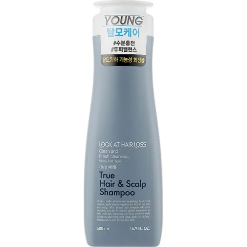 Зміцнюючий шампунь проти випадання волосся Daeng Gi Meo Ri Look At Hair Loss True Hair & Scalp Shampoo, 500 мл.