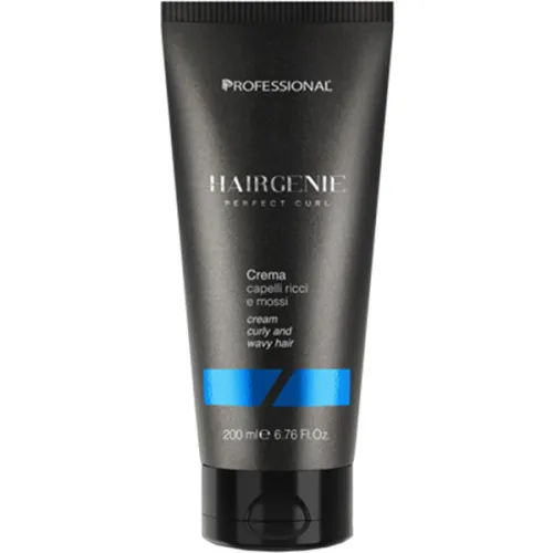 Крем для вьющихся и волнистых волос Professional Hairgenie Perfect Curl Cream Curly & Wavy Hair, 200 мл.