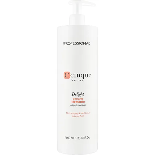 Зволожуючий кондиціонер для нормального волосся Professional C Cinque Salon Delight Moisturizing Conditioner, 1000 мл.