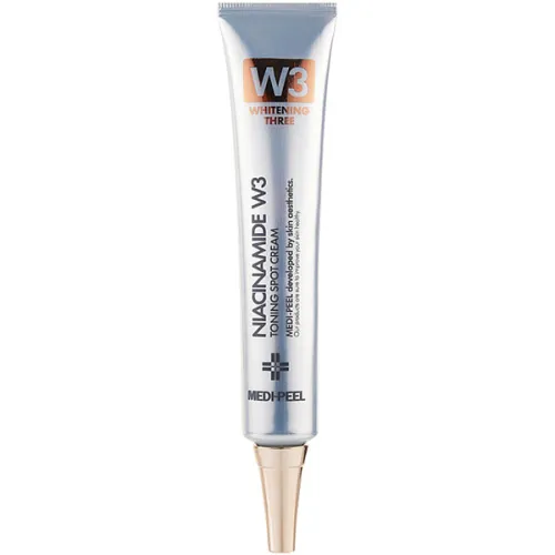 Локальний освітлюючий крем для обличчя Medi Peel Niacinamide W3 Toning Spot Cream з ніацинамідом, 50 мл.
