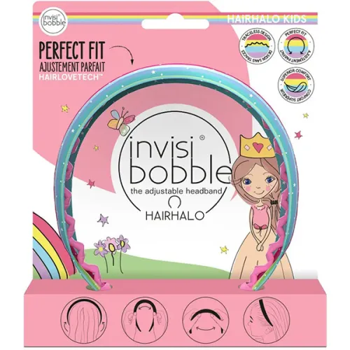 Дитячий обруч для волосся Invisibobble Hairhalo Kids Rainbow Crown