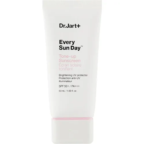Солнцезащитный осветляющий крем для лица Dr.Jart+ Every Sun Day Tone-Up Sunscreen SPF50+ PA+++ с ниацинамидом, 50 мл.