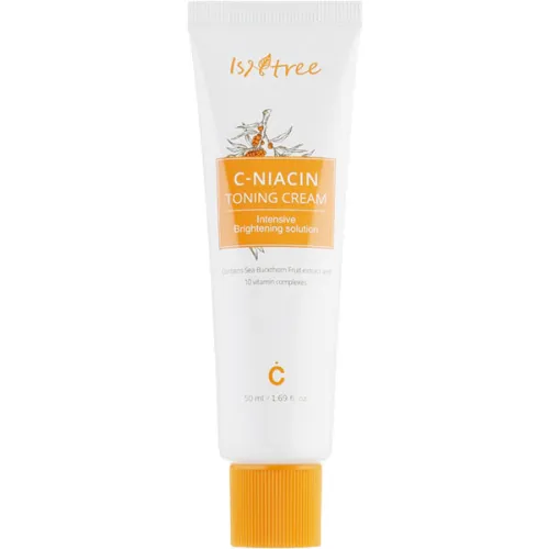 Тонізуючий крем для обличчя IsNtree C-Niacin Toning Cream з вітаміном С, 50 мл.