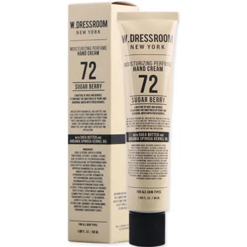 Парфумований крем для рук «цукрова ягода» W.Dressroom Moisturizing Perfume Hand Cream No.72 Sugar Berry, 50 мл. прим'ята уп.