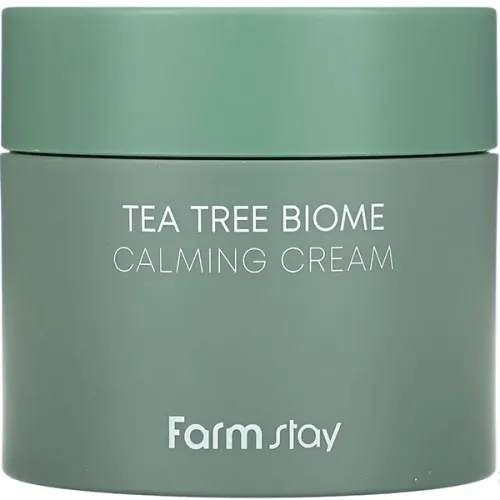 Крем для проблемной кожи лица FarmStay Tea Tree Biome Calming Cream с экстрактом чайного дерева, 80 мл.